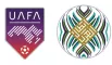 US$7.00 2023 arab club champions cup & uafa badge +$7.00